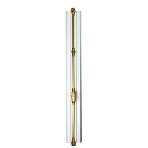 Crémone à l’ancienne aspect laiton