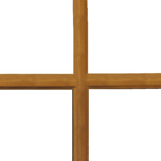 Croisillon incorporé  Chêne doré 26 mm