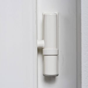 Paumelle à vis cachées blanche (ou inox)